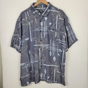 Quiksilver Waterman‎ Button Up Shirt Mens XXL Tropical Hawaiin Surf